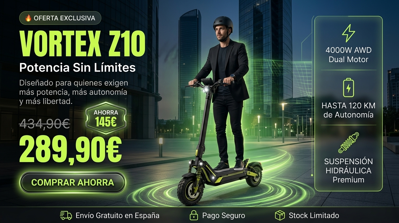 Patinete eléctrico Vortex Z10
