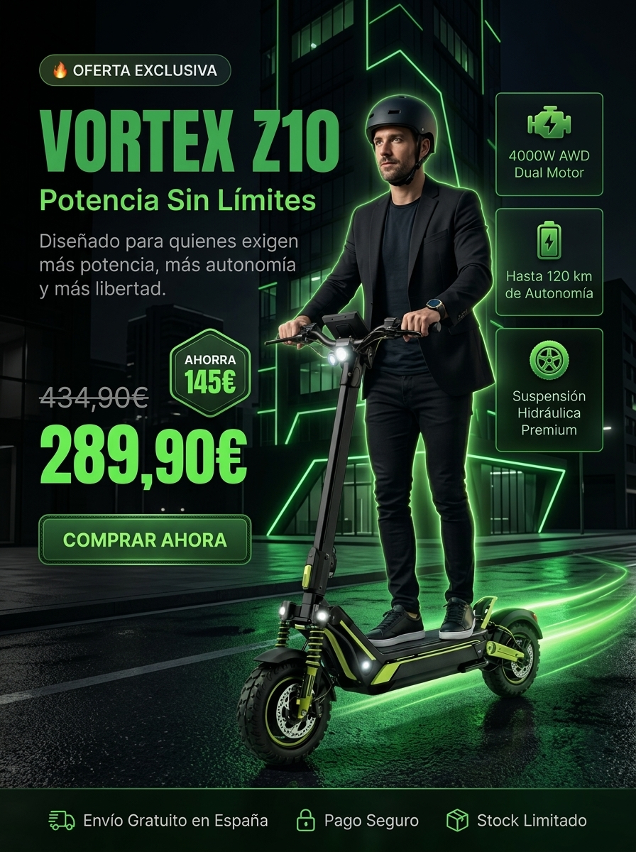Patinete eléctrico Vortex Z10